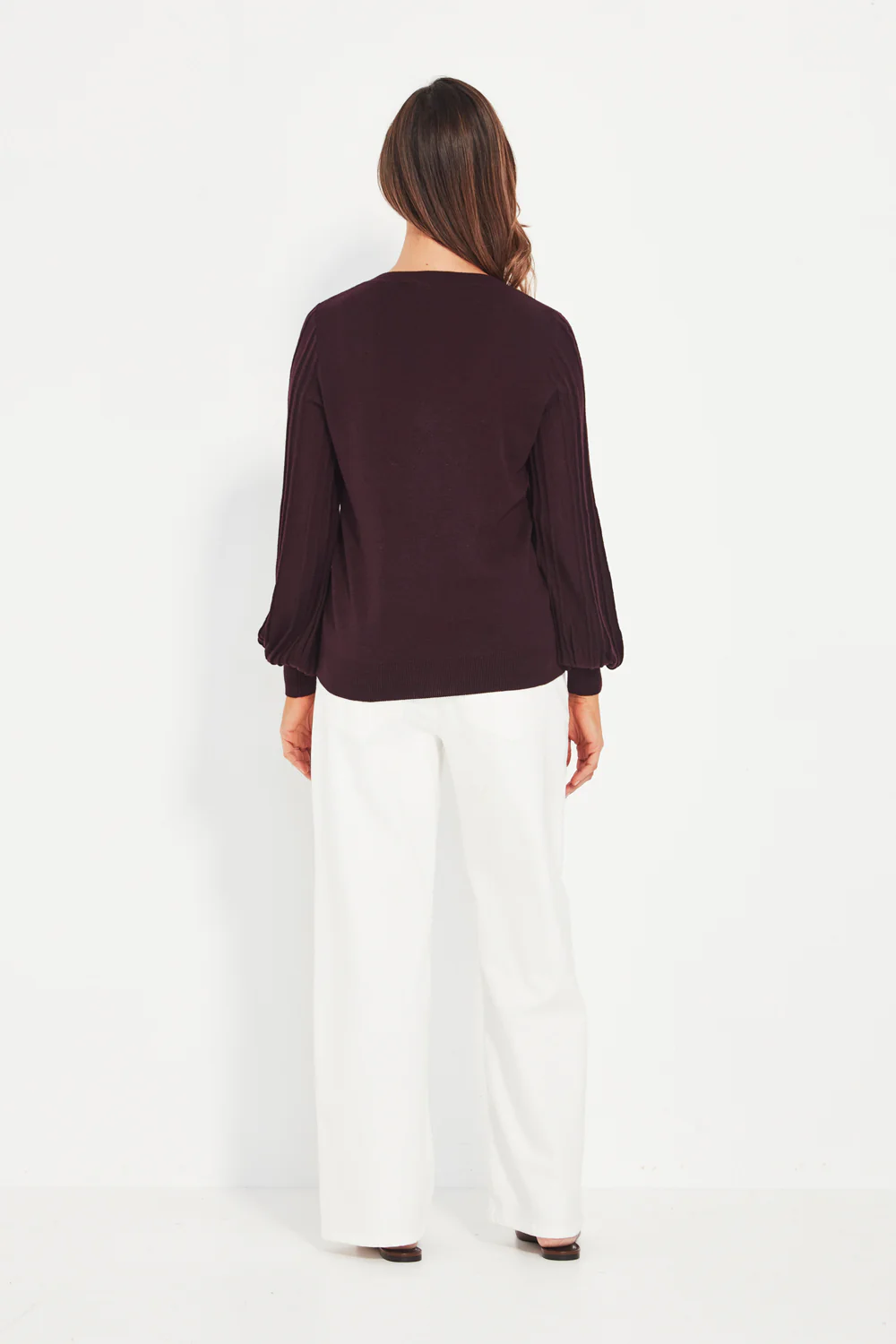 Nina Sweater - Black Cherry - Image 3
