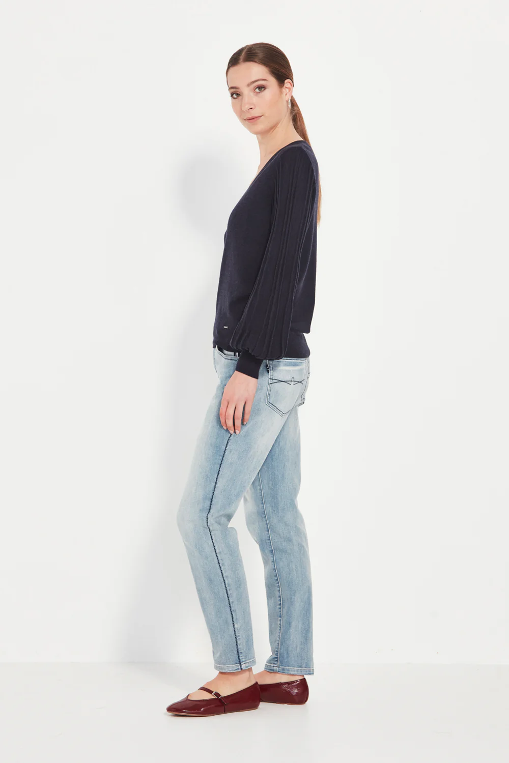 Nina Sweater - Ink Marle - Image 4