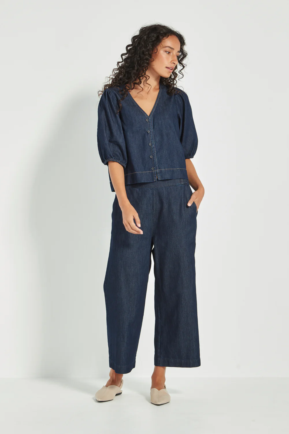 Athens Jacket - Dark Denim - Image 3